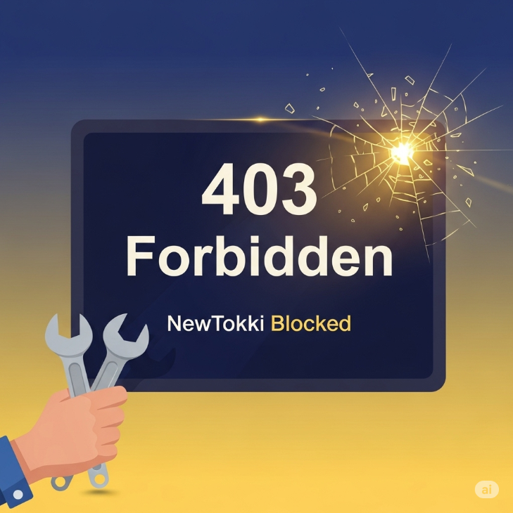뉴토끼 차단 화면 그래픽. “403 Forbidden” 오류 메시지와 ‘뉴토끼 차단’ 키워드가 포함된 이미지 뉴토끼 차단 화면 그래픽. “403 Forbidden” 오류 메시지와 ‘뉴토끼 차단’ 키워드가 포함된 이미지