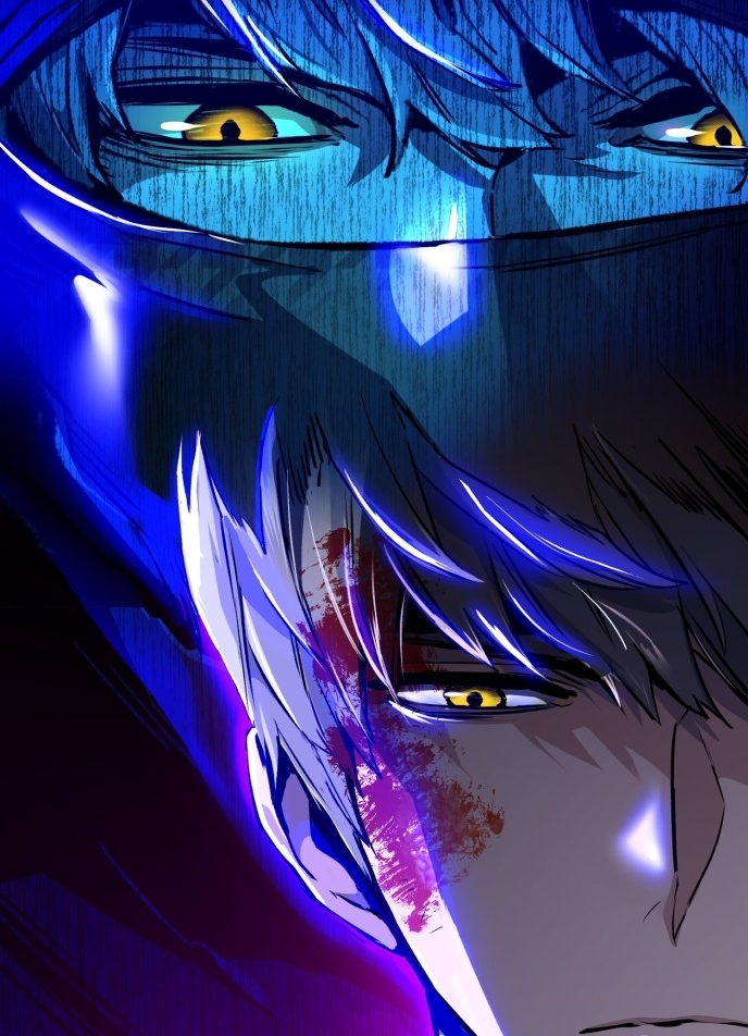 유이진의 눈빛이 특수부대 시절 눈빛과 오버레이 되는 장면.